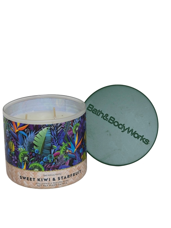 Bath & Body Works Other - Bath & Body Works Sweet Kiwi & Starfruit 3 Wick Candle 14.5 oz